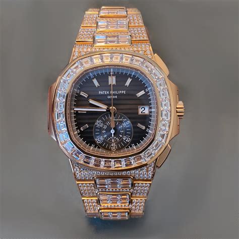 patek philippe bezel|Patek Philippe Nautilus Baguette Diamonds Bezel .